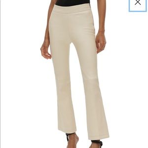 Helmet Lang leather leggings